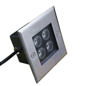 Foco led cuadrado embutido piso INGKD-DMS120-4W